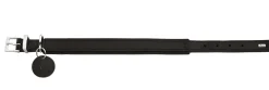 Hunter Larvik Comfort 55 Sort Hundehalsbånd - justerbart hundehalsbånd (36 - 46 cm, B 3,5
