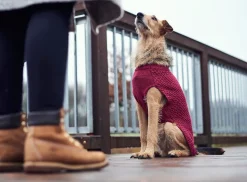 Hunter Malmø pullover strik bordeaux str. 25