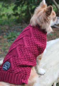 Hunter Malmø pullover strik bordeaux str. 35