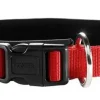 Hunter Neopren hundehalsbånd rød 55 cm - 50-55 cm indstilling