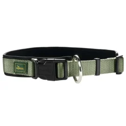 Hunter Neopren Plus hundehalsbånd oliven/sort 40 cm - 35-40 cm indstilling