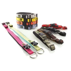 Hunter Neopren Plus hundehalsbånd oliven/sort 60 cm - 55-60 cm indstilling