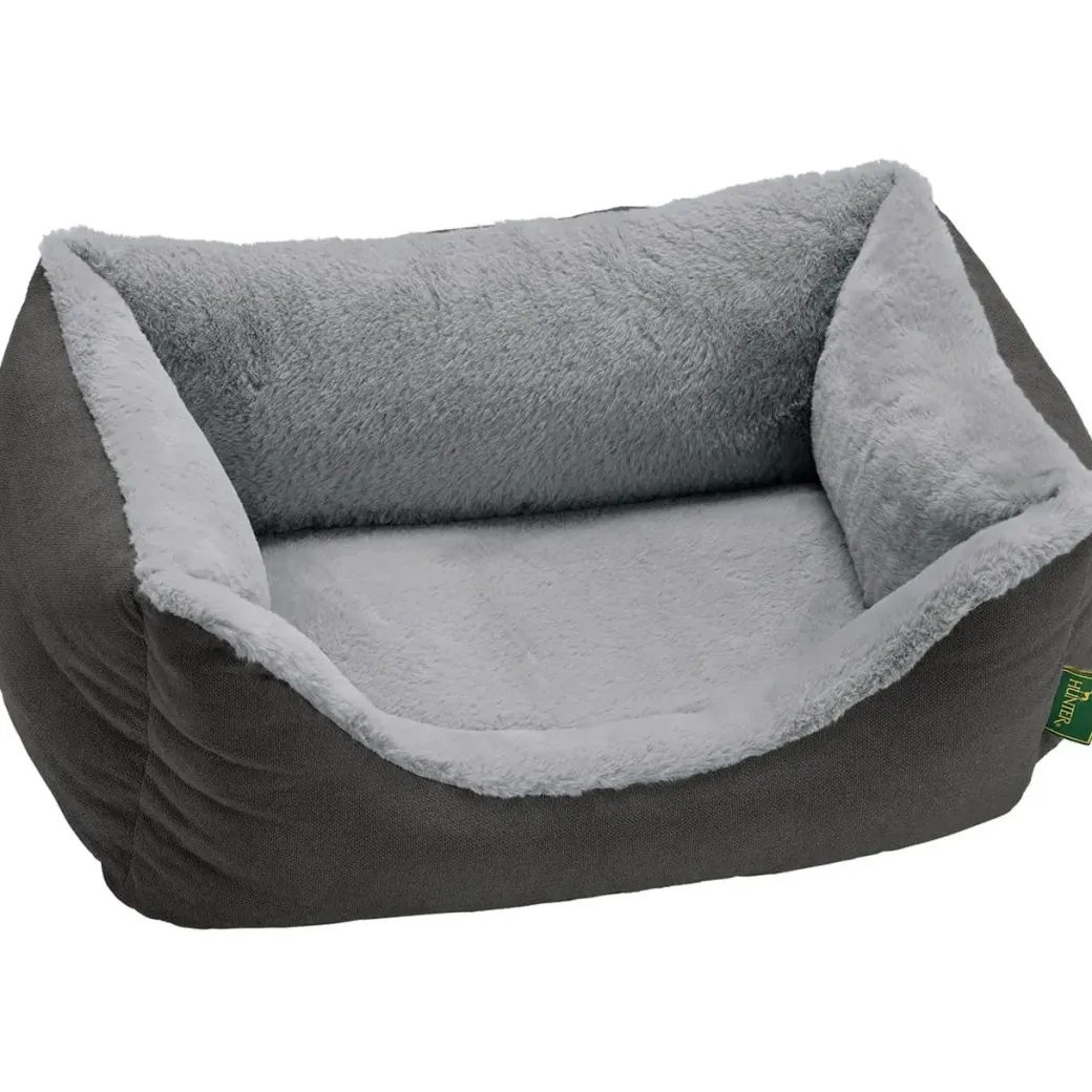 Hunter Ortopædisk Rockford hundeseng XLarge 120x90 cm Grå