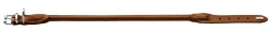 Hunter rundsyet elghalsbånd 55 Cognac justering 46-51 cm - skånsom komfort til store hunde