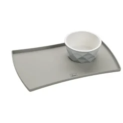 Hunter Vand og foderskåle underlag Eiby Grå S 48 x 30 cm