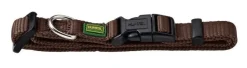 Hunter Vario Plus Halsbånd Brun S 30-45 cm - Komfortabelt og justerbart hundehalsbånd