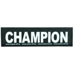 Julius K9 hundeskilt CHAMPION stor