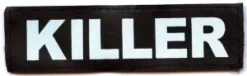Julius K9 hundeskilt KILLER stor