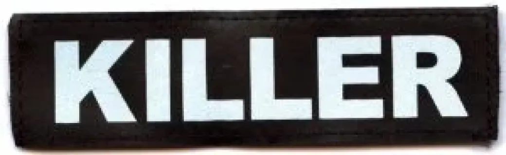 Julius K9 hundeskilt KILLER stor