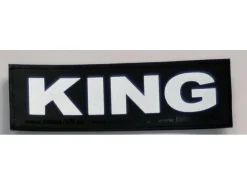 Julius K9 hundeskilt KING stor