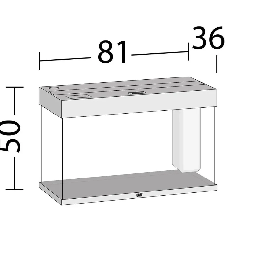 Juwel Akvarium Rio 125 Grå