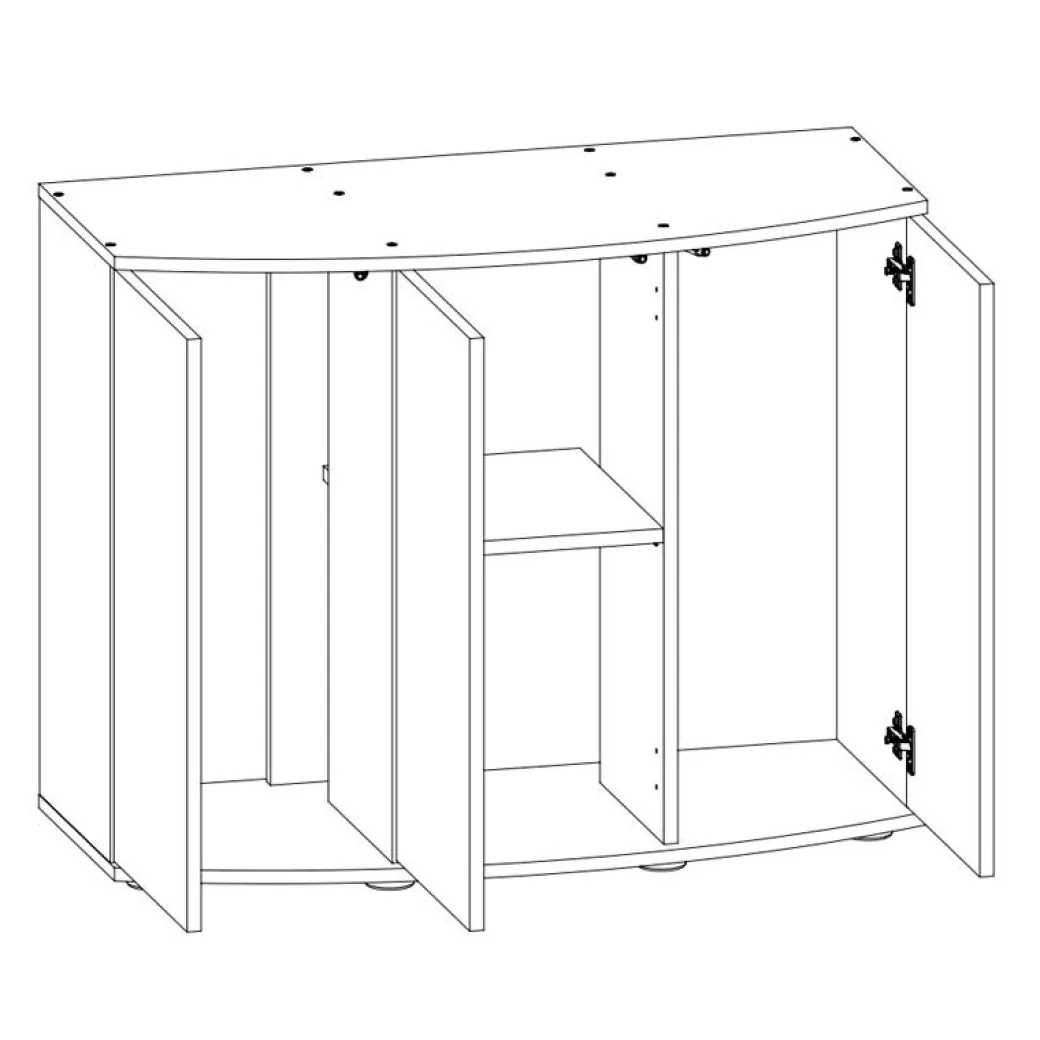 Juwel Akv. Bord/skab Sbx 450 151x61x80 cm Vision 450 Liter Sort