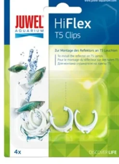 Juwel Reflektorclips HiFlex 4 stk. T5 i plast 16 mm