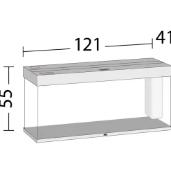 Juwel Rio 240 L Eg 121x41x55 cm