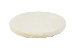 Kattens no 1 Rund hylde med plys 2 sider Ø 50 cm Cream