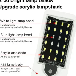 LED lampe 10 Watt X5 hvid - Superslim lys til nanoakvarier
