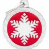 My Family Hundetegn Charm Cirkel Med Snefnug