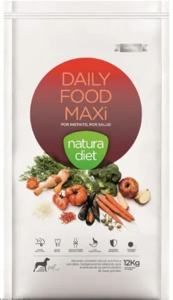 Natura Diet Daily Maxi Hundefoder 12 kg - Sund ernæring til store hunde