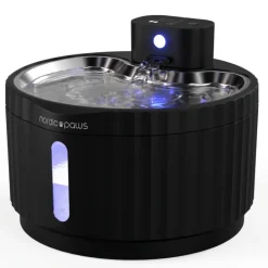 Nordic Paws Glacia trådløs vandfontæne sort 2,8 L