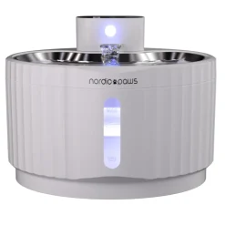 Nordic Paws Glacia trådløs vandfontæne hvid 2,8 L