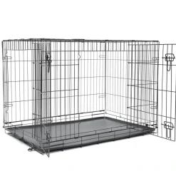 Nordic Paws Hundebur i metal Sort XL