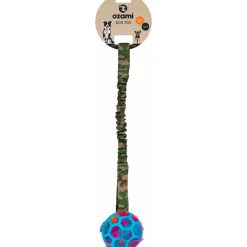 Play-n-tug Ball With Crinkle Green Cammo 50 cm - Trækkelegetøj til Hund