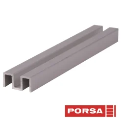 Porsa sølv alu overskinne 50 cm.
