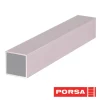 Porsa sølv aluprofil firkantet 55 cm.