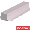 Porsa sølv aluprofil med dobbelt flig 15 cm.