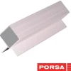 Porsa sølv aluprofil med dobbelt vinkelflig 30 cm.