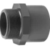 PVC nippel med gevind 75 x 90 x 2 tomme