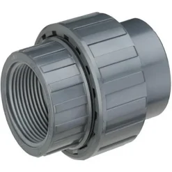 PVC Union med 1/2 tomme gevind i den ene ende 20 mm