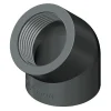 PVC vinkel 45 grader 1/2 tomme (gevind) 20 mm.