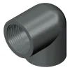 PVC vinkel 90 grader 2 1/2 tomme (gevind) 75 mm.