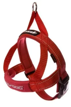 QuickFit sele rød XXS - let og tryg sele til meget små hunde