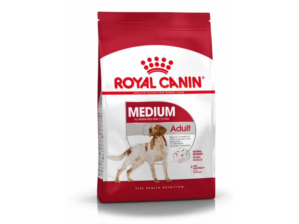 Royal Canin Medium Adult 4 kg - hundefoder til voksne mellemstore hunde