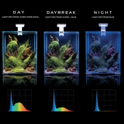 Shrimpset Day and Night 20 L 25x25x30 cm Hvid