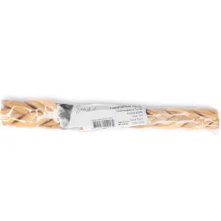 Snackit flettet lammehud til hund 25 cm