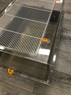 Tamburino Hamsterbur grå/brun bund