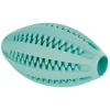 Trixie Denta Fun Rugby ball med mintsmag grøn 11 cm - hundelegetøj