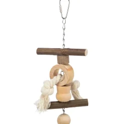 Trixie Natural Living legetøj med kugle og reb 20 cm