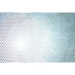 Ventilationsrist (sølv) 10 x 100 cm