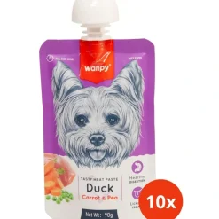 Wanpy Tasty Paste And 90 g - lækker slikbar hundesnack med and