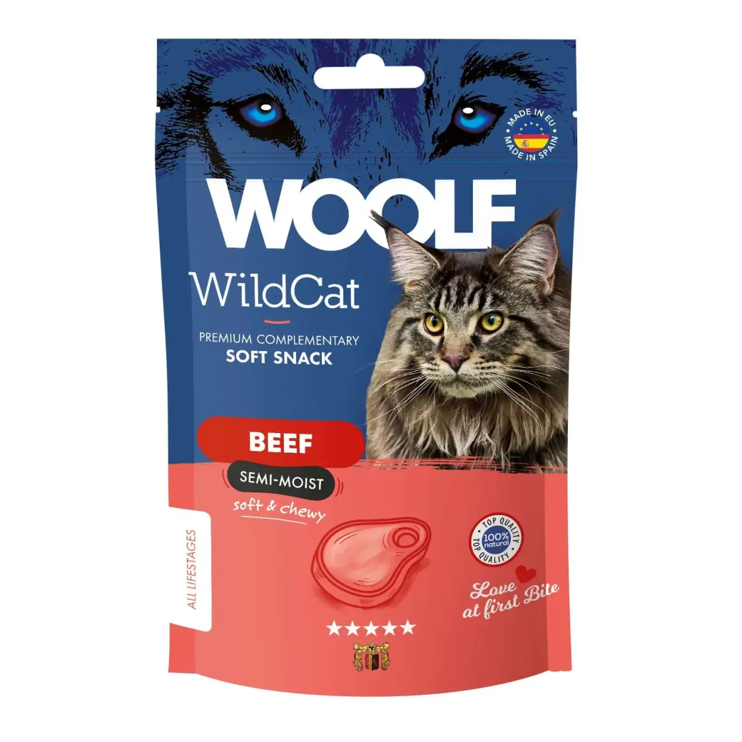 Woolf Kattesnack WildCat Bøf